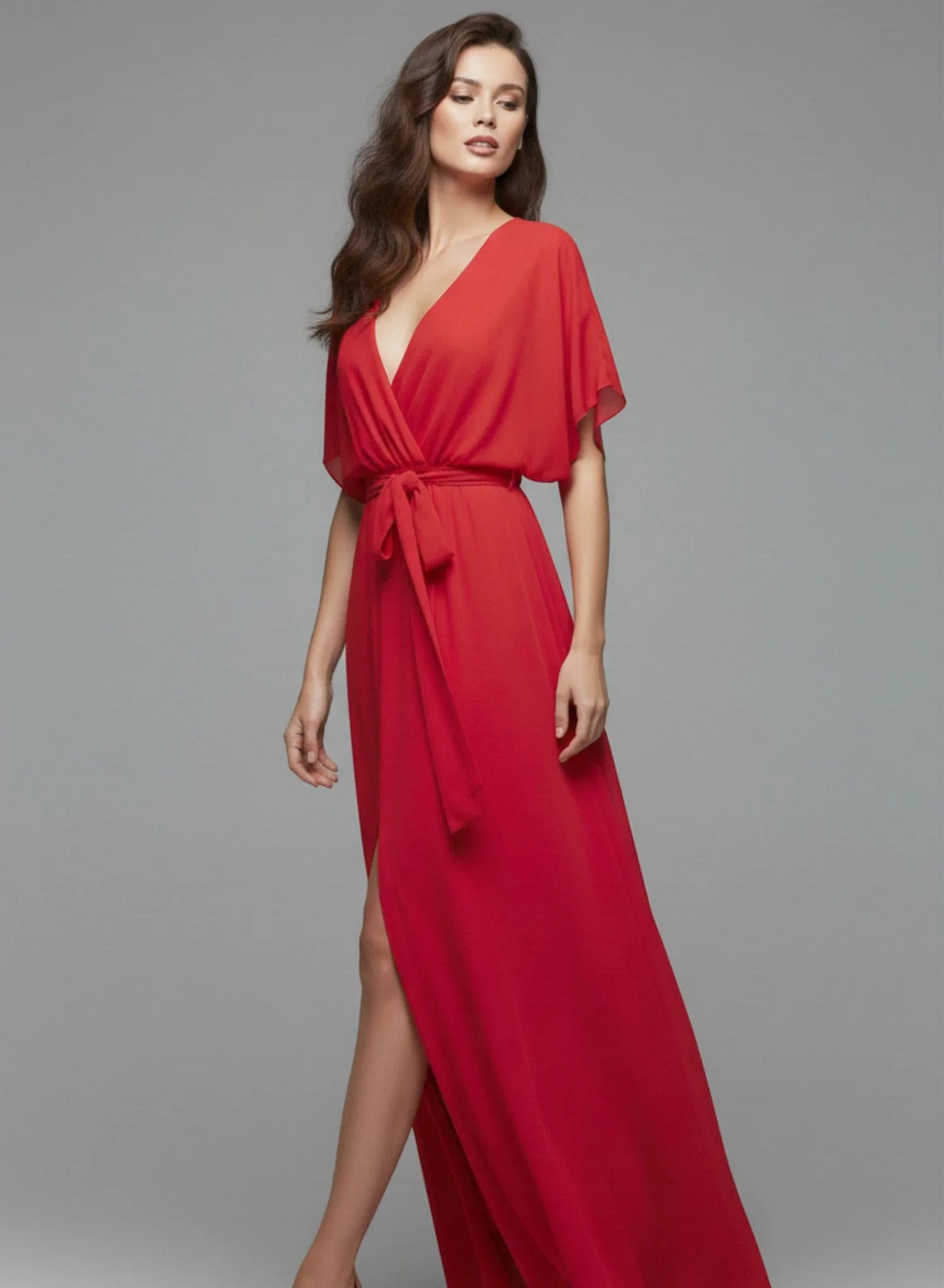 VESTIDO FLORENTINA ROJO