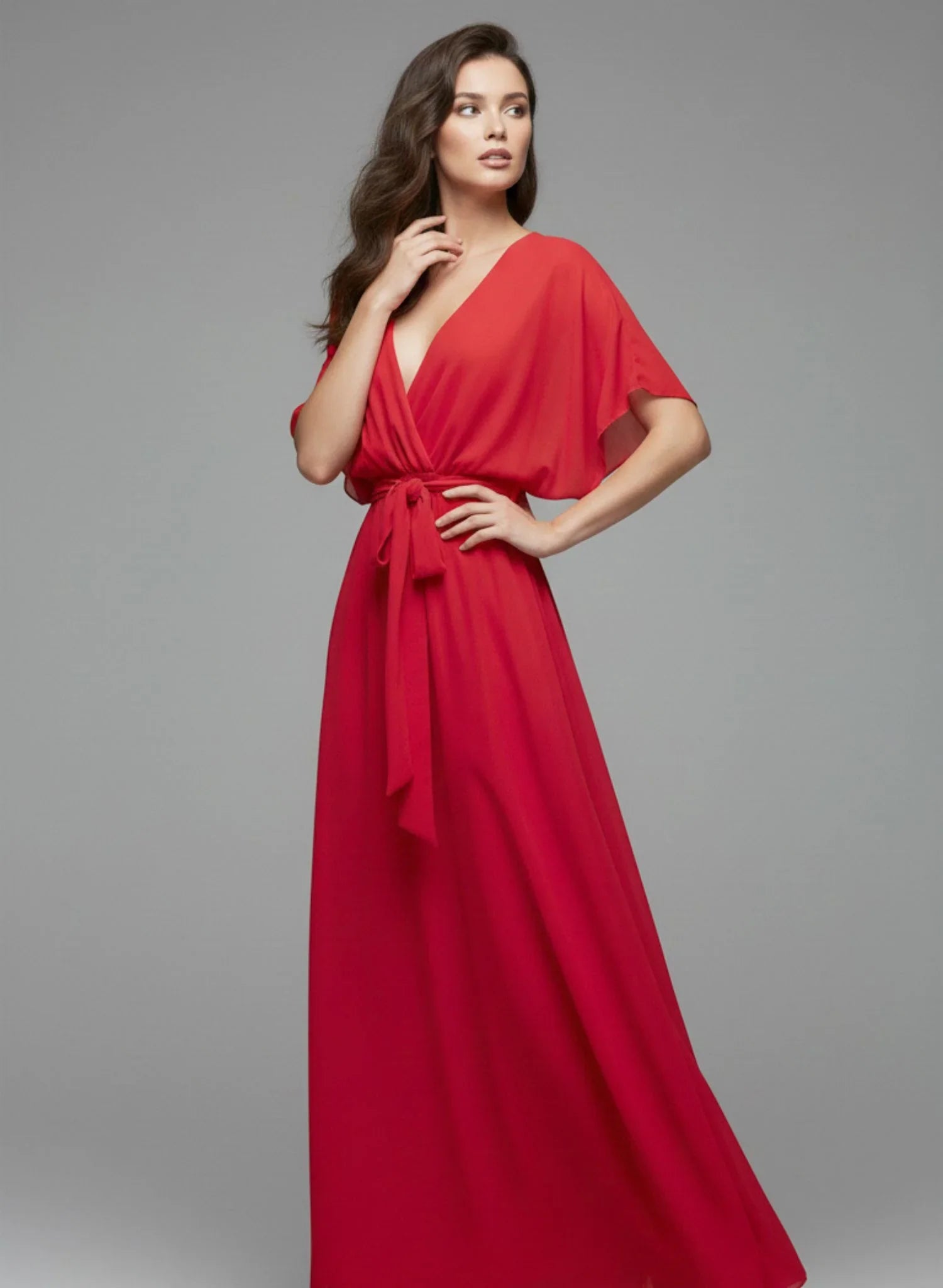 VESTIDO FLORENTINA ROJO