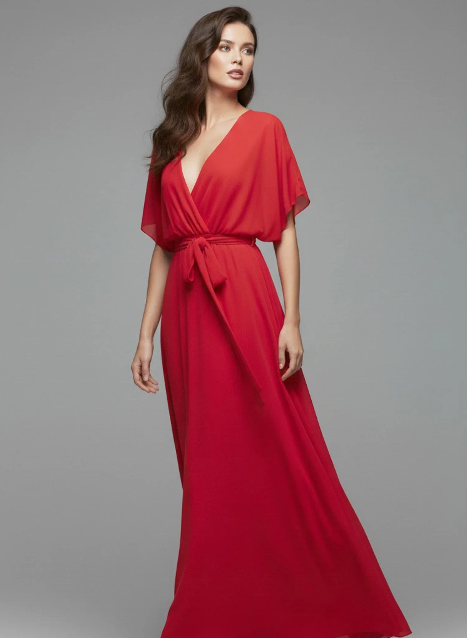 VESTIDO FLORENTINA ROJO