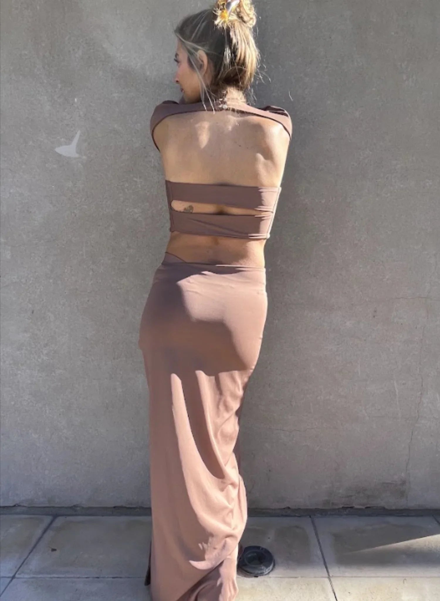 CONJUNTO VESTIDO ONWAY CON MANGUITAS