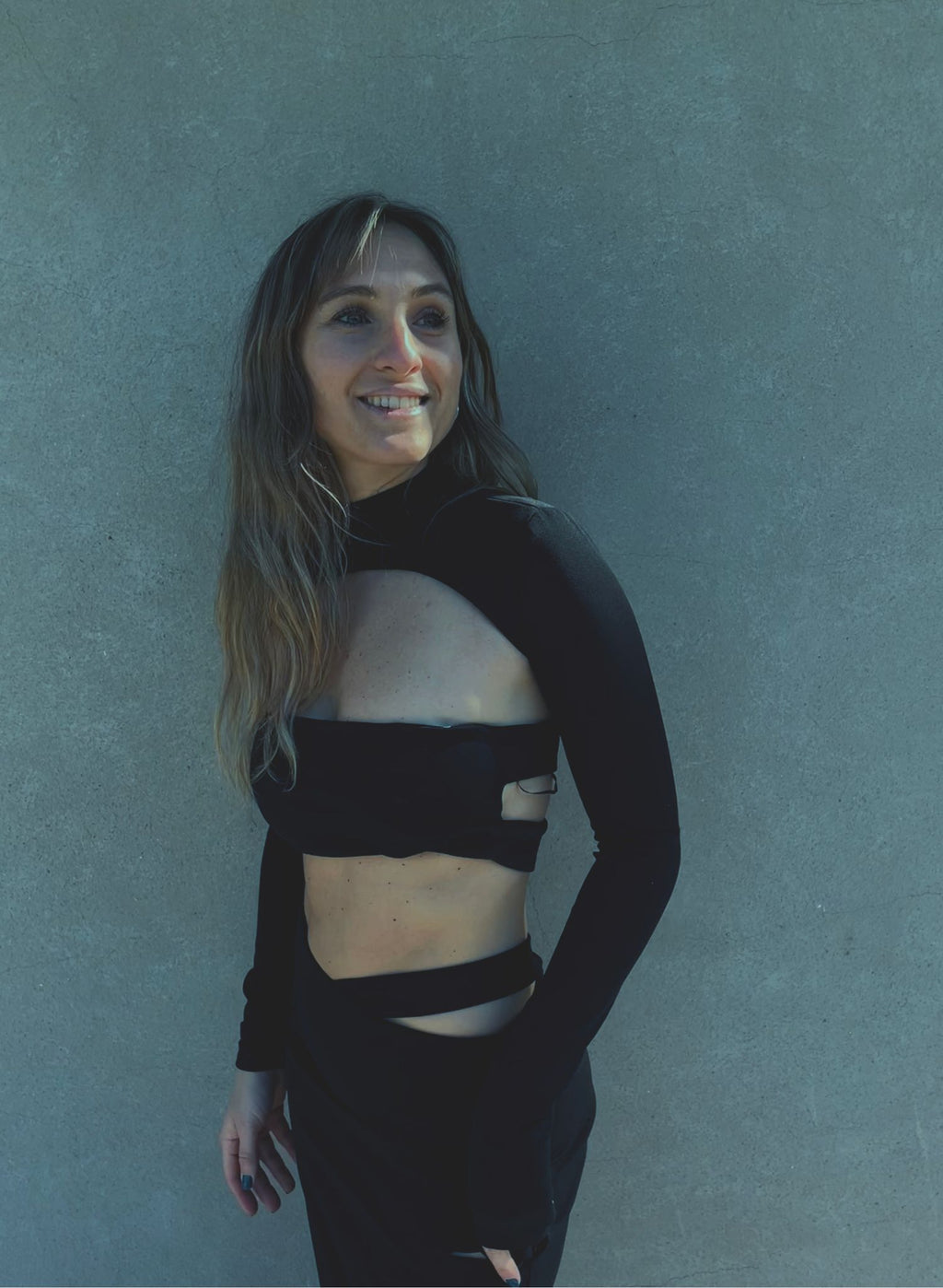 CONJUNTO VESTIDO ONWAY CON MANGUITAS