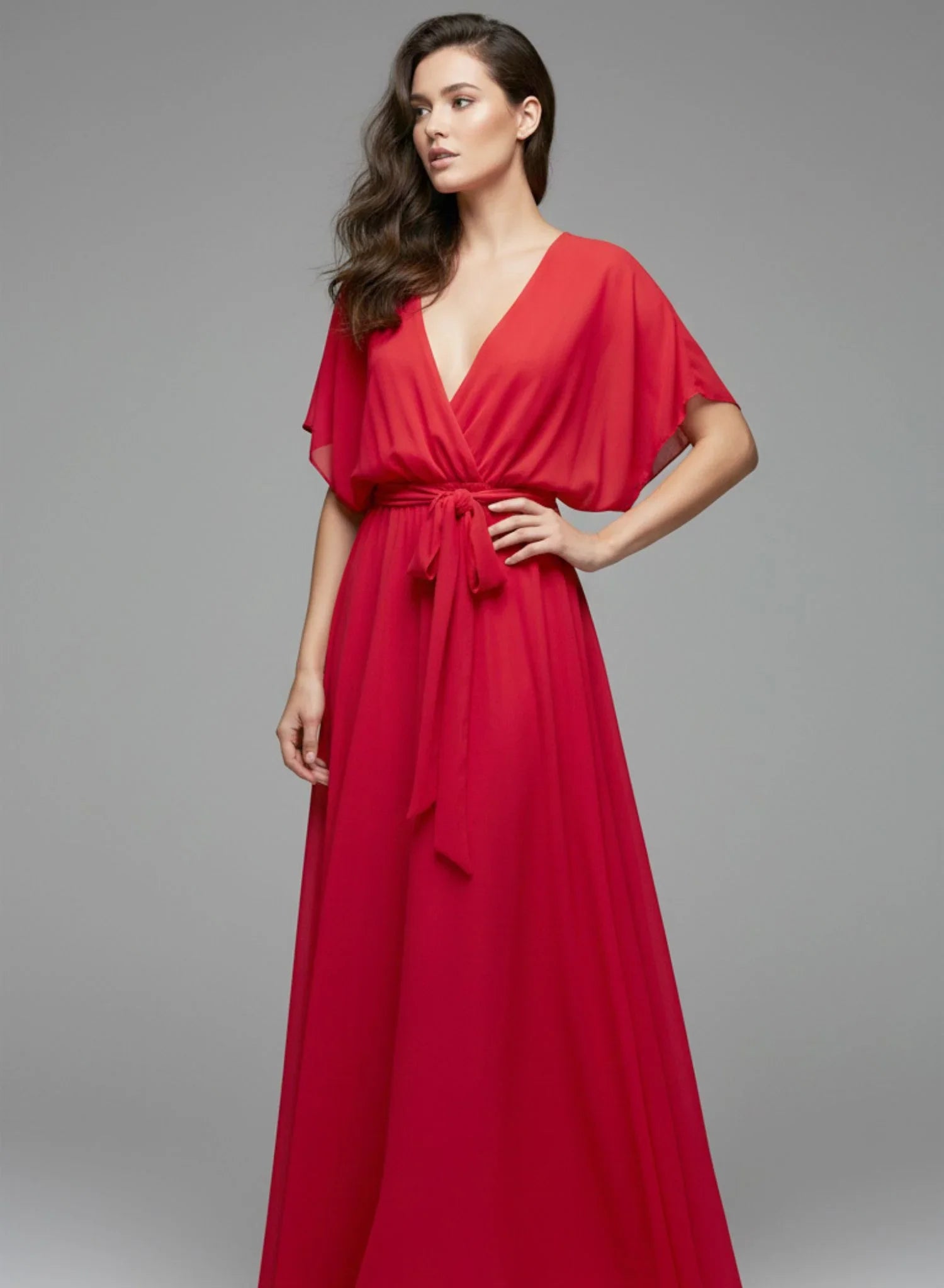 VESTIDO FLORENTINA ROJO